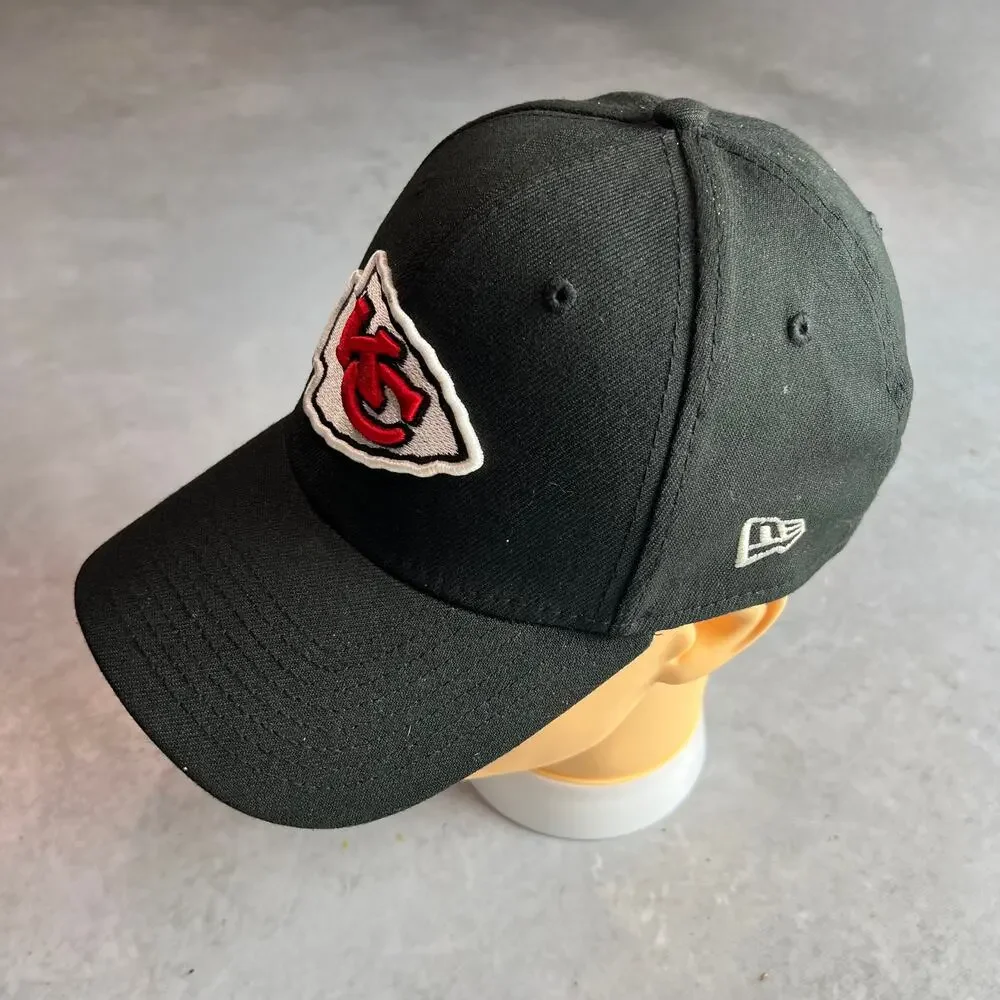 Kansas City Chiefs 39Thirty New Era Fitted Hat Black Medium-Large Cap NFL NWT